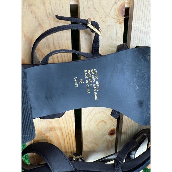 Unlisted - Open Toe Heels- Black- Size 6.5W - Picture 8 of 10